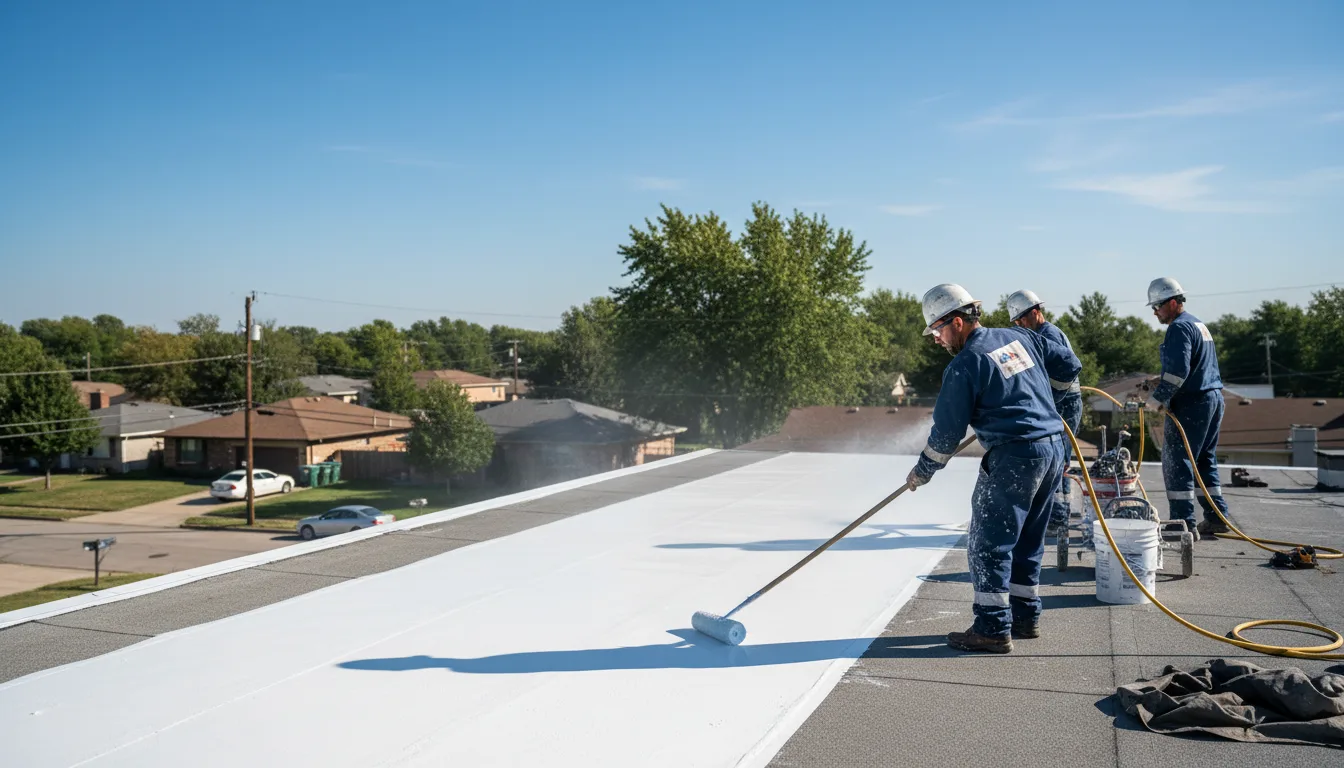 Commercial roof coating in West Branch, IA near me